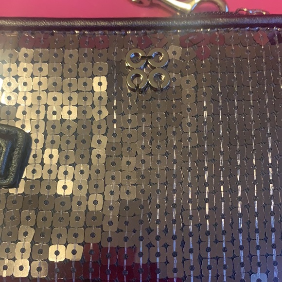 Coach wristlet Sequin in gunmetal gray - Picture 2 of 3